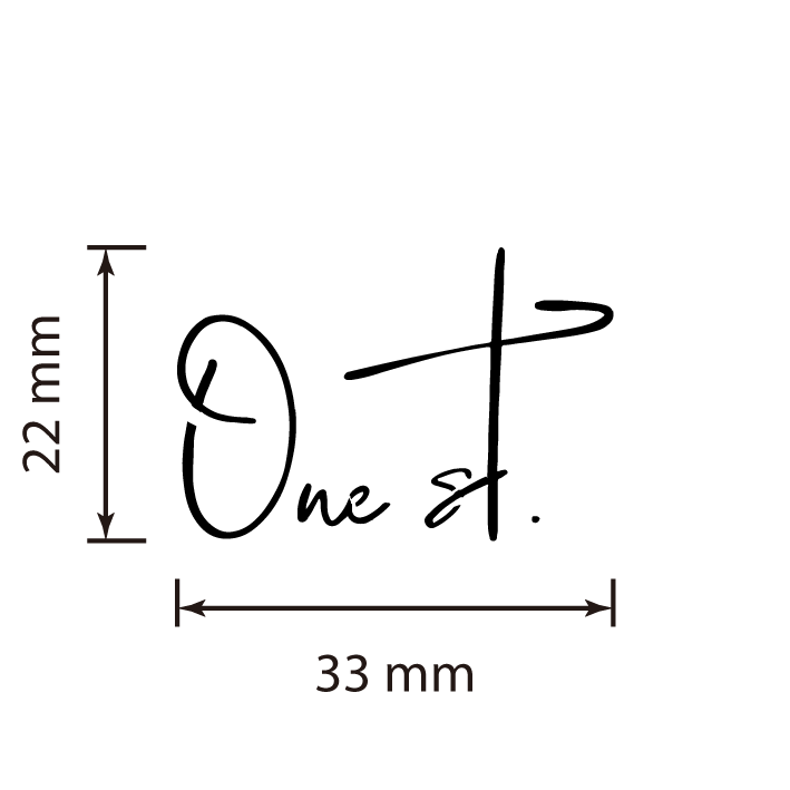 One st.